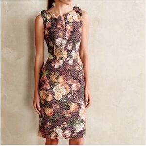 Anthropologie Tabitha Quilted Tema Dress